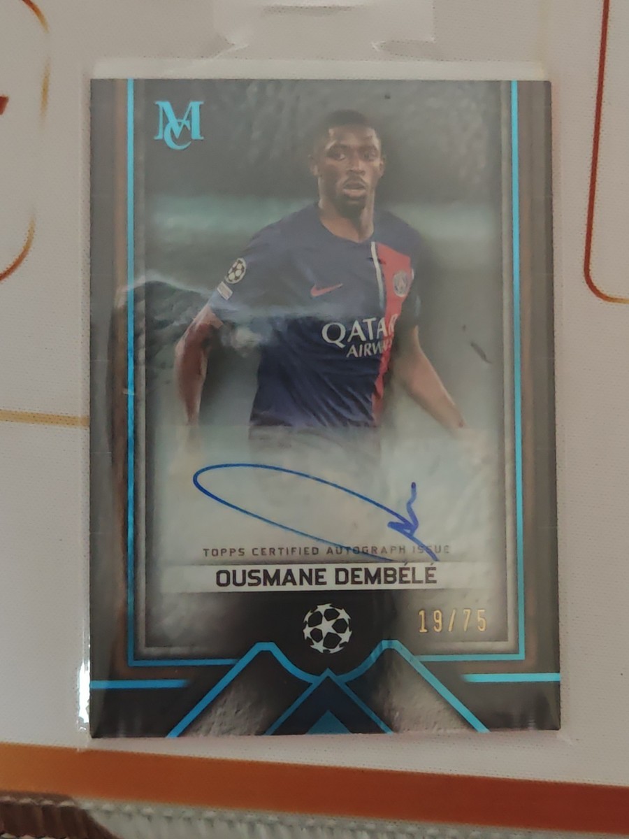 OUSMANE DEMBELE Bundle 2023-24 Topps Museum UEFA UCL Archival Auto