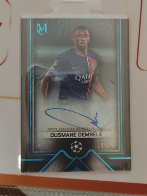 【Lio】2枚セット O.DEMBELE ØDEGAARD OUSMANE DEMBELE Bundle 2023-24 Topps Museum UEFA UCL Archival Auto