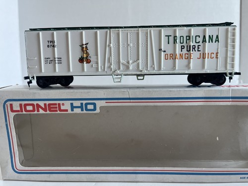 Lionel 5-8742 - HO - TROPICANA Jugo de Naranja Puro - Blanco REEFER TRIX 8742 - ¡Bonito! | Zustand: Used