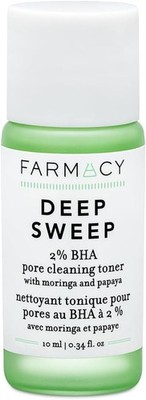 Farmacy 2% Salicylic Acid Toner for Face - Deep Sweep BHA Liquid Exfoliant + Por
