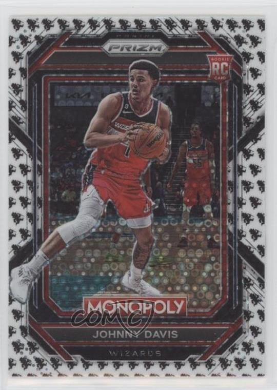 2022-23 Panini Prizm Monopoly Running Mr Johnny Davis #90 Rookie RC 04ag