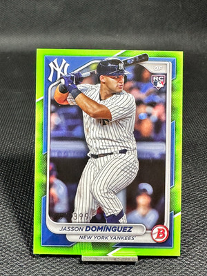 2024 Bowman  JASSON DOMINGUEZ  RC  Neon Green Border /399  #17