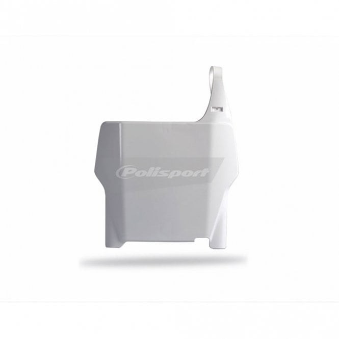 Polisport Front Number Board - CR125/250 04-07, CRF250/450 04-07 (White)