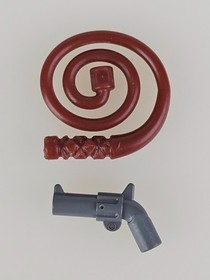 Damaged* Indiana Jones with Hat Fedora Gun & Whip Lego Minifigure From Set 7195