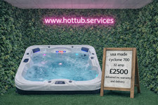 American USA cyclone 700 Hot Tub 32amp - Delivered , 30 days warranty, jacuzzi