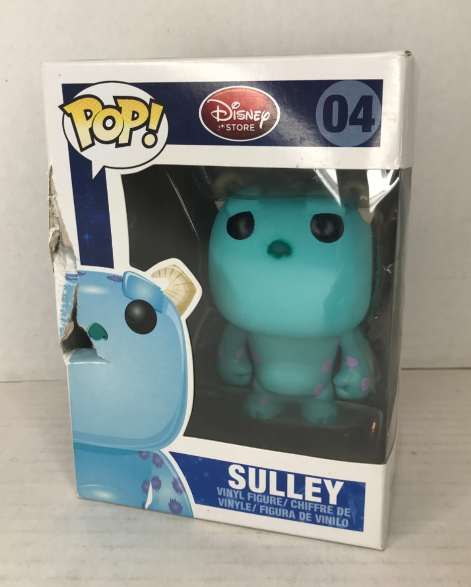 Funko Pop! Sulley #04 Abovedado 2011 Exclusivo De Disney Store Og Pixar Con Caja En Caja Original