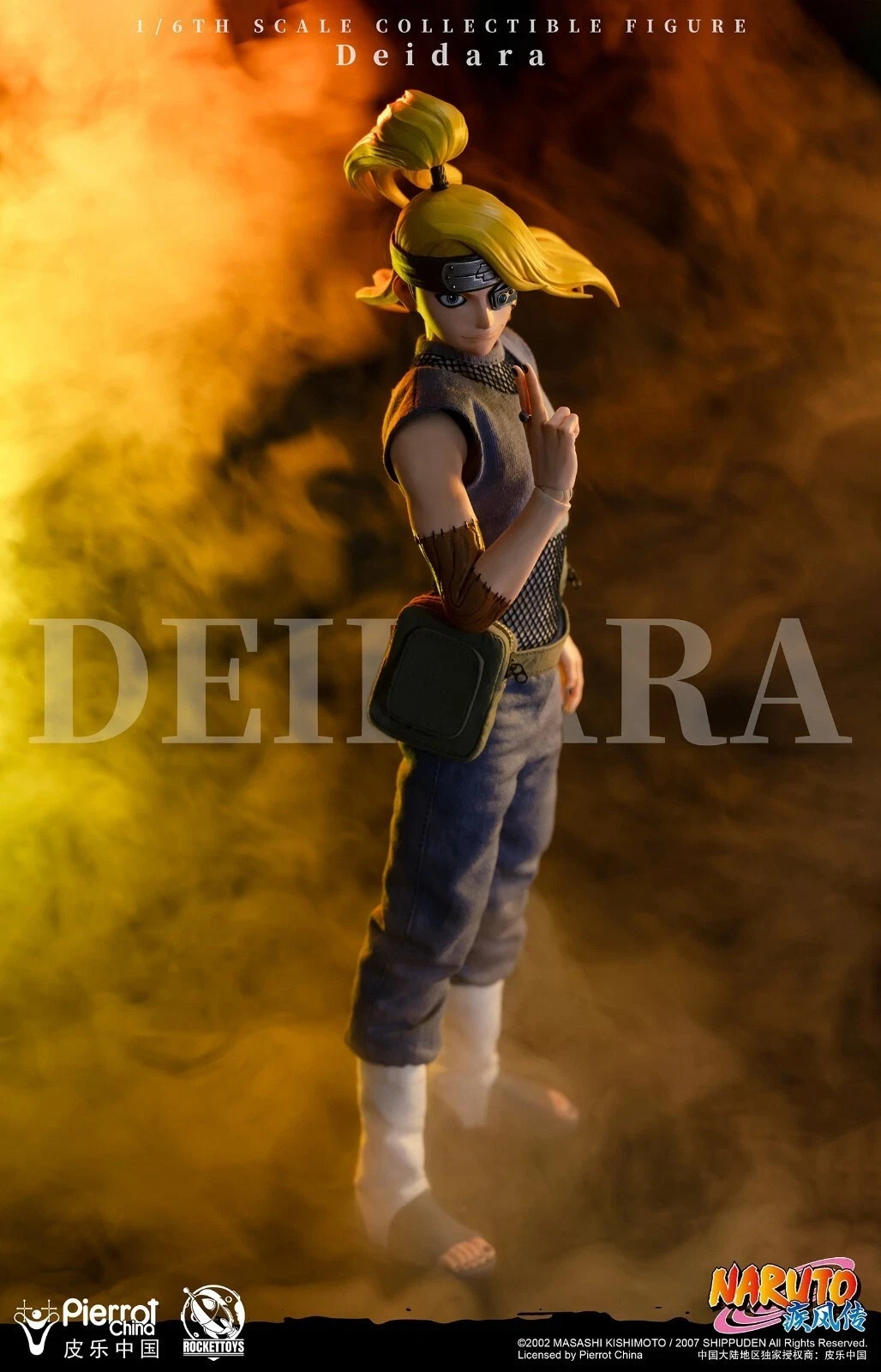 IN STOCK New RocketToys ROC-008 1/6 Deidara Collectible 12" Action Figure