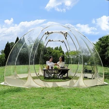 Pop Up Bubble Tent, 12 x 12 FT Instant Igloo Tent Suitable for 8-10 People
