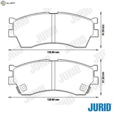 BRAKE PAD SET DISC BRAKE 572560J FOR KIA SEPHIA MENTOR/SHUMA CARENS RIO 1.8L