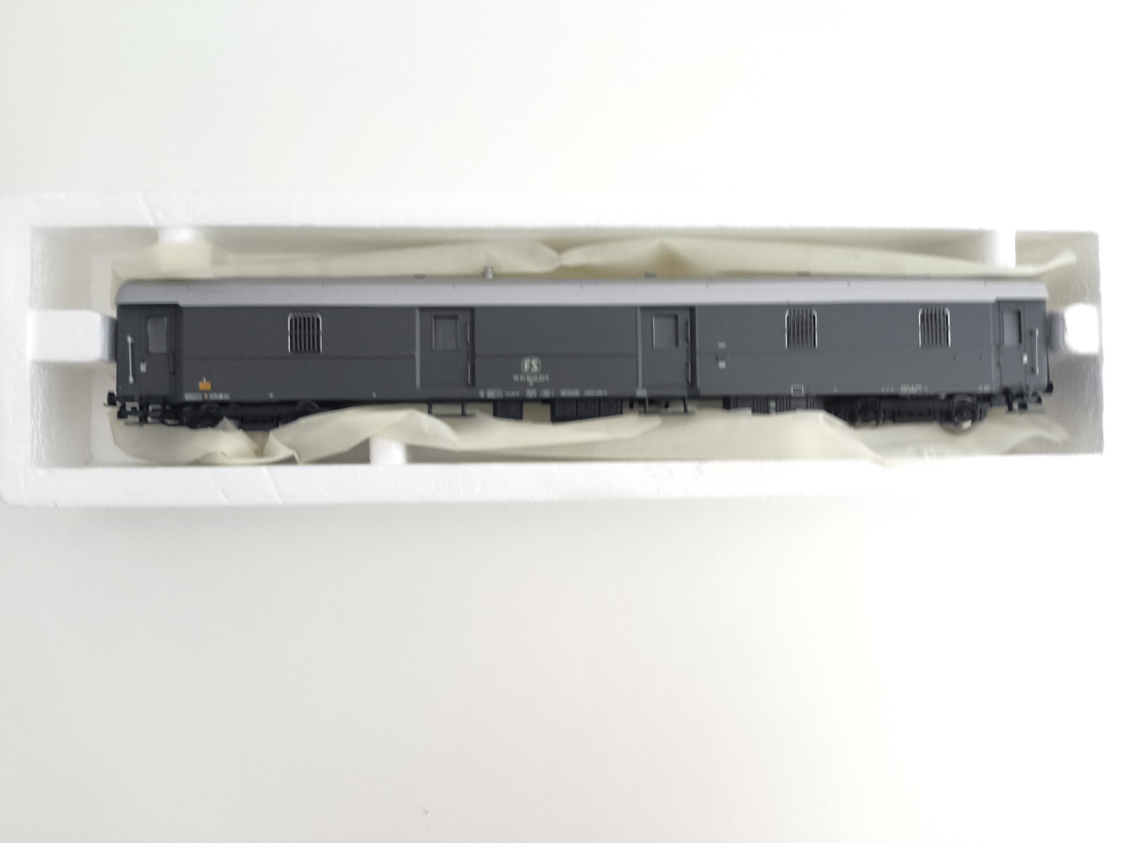 Carrozza Postale Hornby Rivarossi HR4109 Grigio Ardesia per Lima Acme Roco