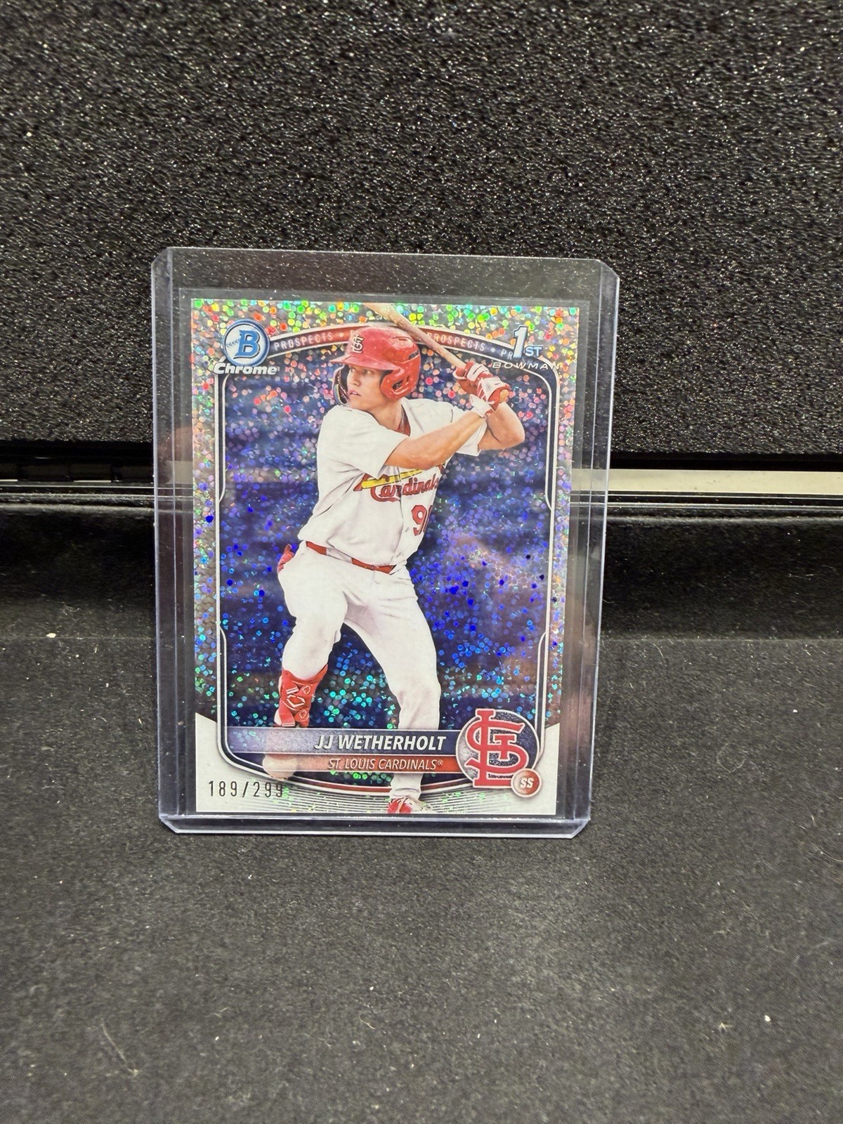 JJ Wetherholt 2025 Bowman #BCP-22 Chrome Prospects - Speckle