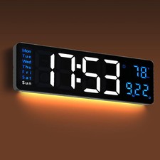 16 Large Digital Wall ClockDigital Clock Larg...