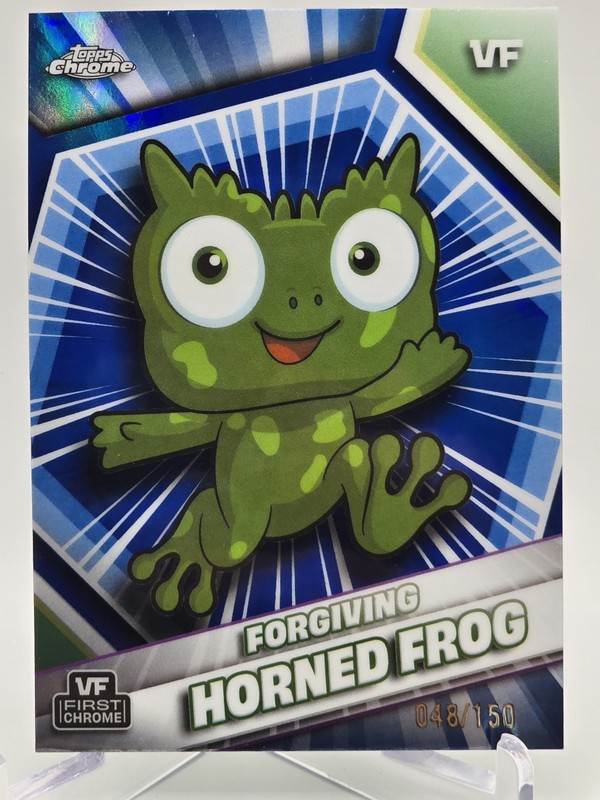  2026 Topps Chrome VeeFriends Forgiving Horned Frog 048/150 Card #78