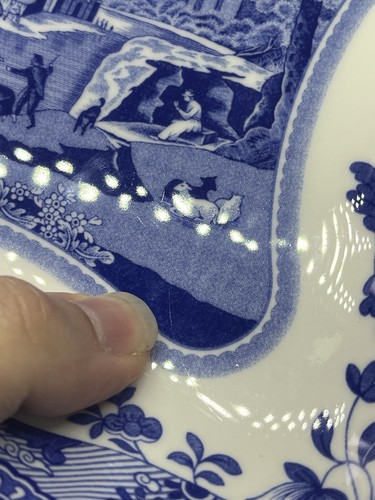 Spode Blue Italian 7.75” Devonia Tray EUC - Picture 4 of 16