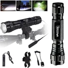 1000LM LED Flashlight Hunting Light Night Torch w/ ScopeMount For Rail