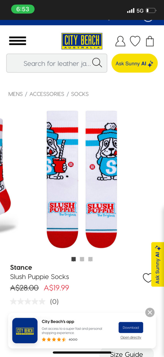 STANCE Brand Slush Puppies Crew Sock View 6