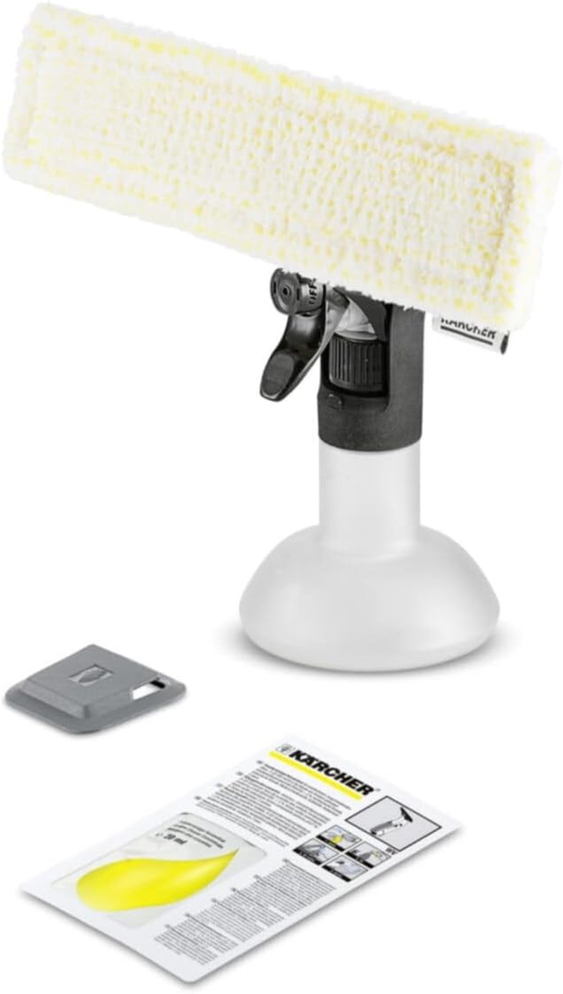 Kärcher Kit Con Bottiglia Nebulizzazione Spray per Lavaggio Vetri, Comprensivo D