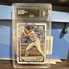 2024 Bowman George Lombard Jr. New York Yankees Rookie #SP79 GMA 10 Baseball