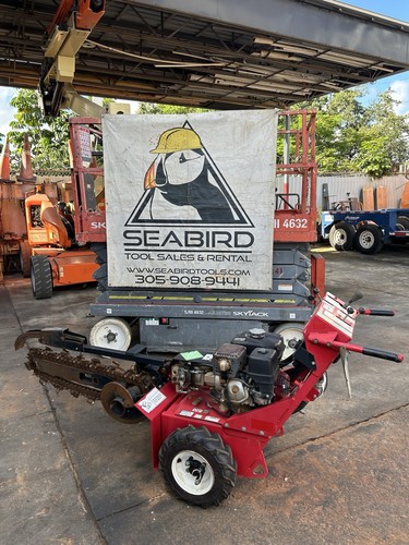 2019 Barreto 912 Self-Propelled Walk Behind Trencher Low Hours 317 Shipping Avai