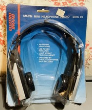 Vintage Electro Brand AM/FM Headphone Radio Antenna Model 218 In Package See Pic