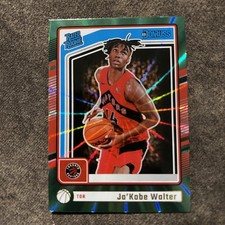 2024-25 DONRUSS BASKETBALL #231 Holo Green Lazer Jakobe Walter