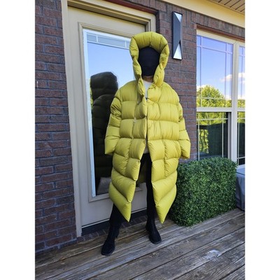 Rick Owens Puffer Midi Coat Green Acid US 50 - Can fit Medium, Large or XLarge