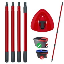 Mop Handle for Ocedar, Spin Mop Handle for O Cedar, 4-Section 30" to 58" Exte...