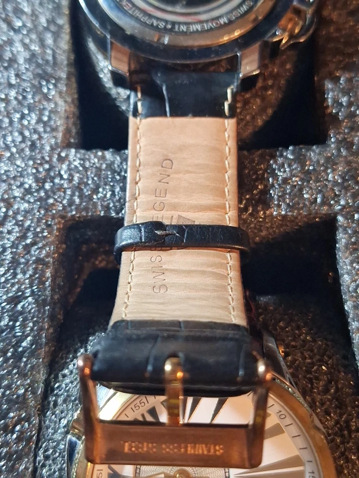 Reloj cronógrafo Swiss Legend Scubador 10538 para hombre.  Funciona en excelente estado Foto 4 de 4