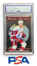 Brendan Shanahan Signed 1997-98 Donruss Elite Status #126 Red Wings Card PSA