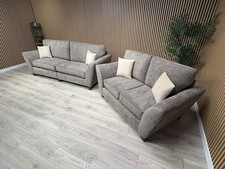 DFS Sample Fabric 4 Seater + 2 Seater Sofa Set - RRP £2559