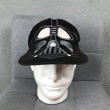 Star Wars Hat Cap Strap Back Youth Black Darth Vader Disney Parks Movie Mens