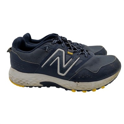 New Balance 410v8 Trail Mens 9.5 4E Extra Wide Navy Blue Yellow MT410NY8