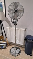 Art Deco Large Cinni Frevd Electric Fan 3 Speeds Vintage Industrial Style