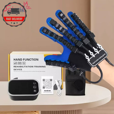 Linke & rechte Hand Finger Rehabilitation Trainingsgerät Roboter Handschuhe Schlaganfall Hemiplegie