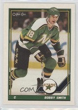 1991-92 O-Pee-Chee Bobby Smith #398 0il7