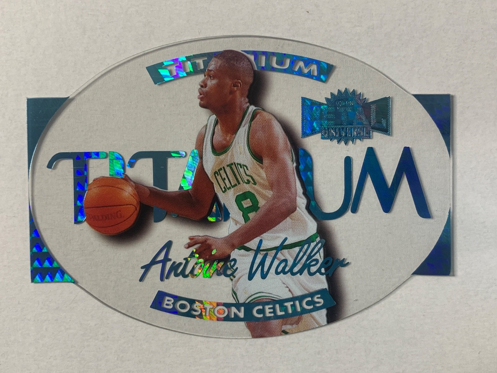 1997-98 Metal Universe Titanium #14 Antoine Walker SSP Rare
