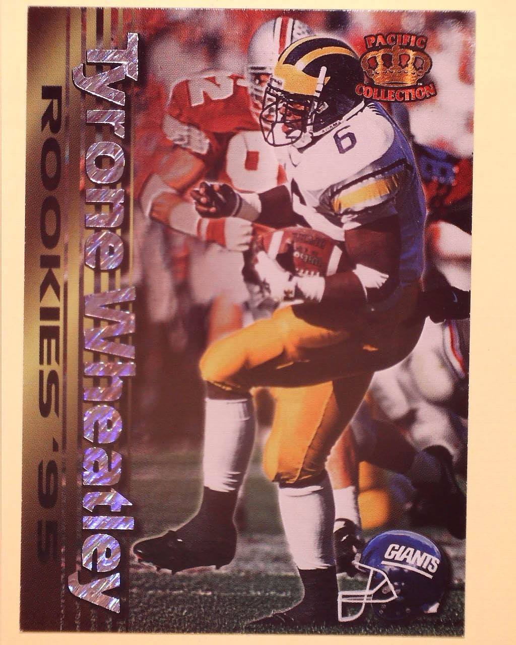 1995 PACIFIC CROWN ROOKIES #19 TYRONE WHEATLEY NEW YORK GIANTS