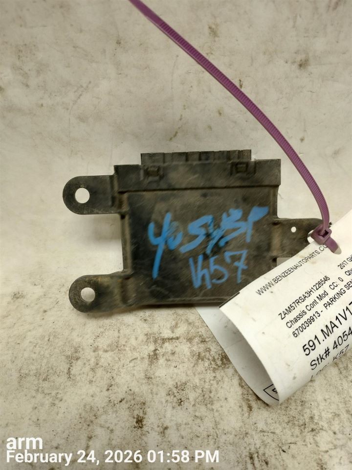 - PARKING SENSOR MODULE OEM 2017 MASERATI GHIBLI 1YR WRNTY