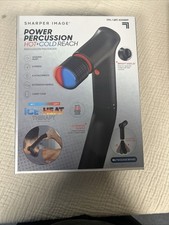 Sharper Image Power Percussion Hot  Cold Reach Percussion Massager. Open Box
