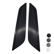 Car Front Side Fender Vents Trim,Left Driver Right Passenger Glossy Black