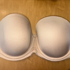 Wacoal Red Carpet 854119 36DDD beige padded seamless  Strapless u/w  Bra
