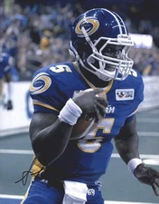 Adrian Mcpherson signed NFL football 8x10 photo W/Cert Autographed (A0357