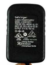 Genuine Behringer U120015D11 Class 2 Power Supply 12V 150mA Center Pos., New