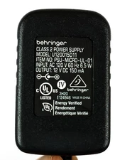 Genuine Behringer U120015D11 Class 2 Power Supply 12V 150mA Center Pos., New