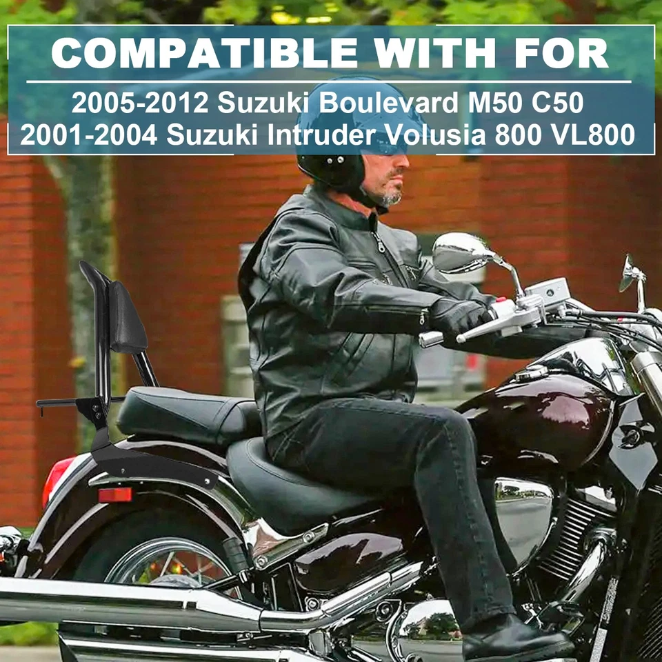 para Suzuki Boulevard Intruder C50 M50 800 2001-12 separador trasero barra Sissy respaldo Foto 2 de 4