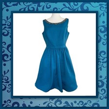 David’s Bridal Sleeveless Beaded Neckline Dress – Size 12 – NWT