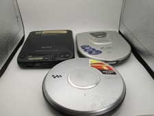 Sony Walkman D-EJ011 discman 3 cd players lot PARTS ONLY or repair