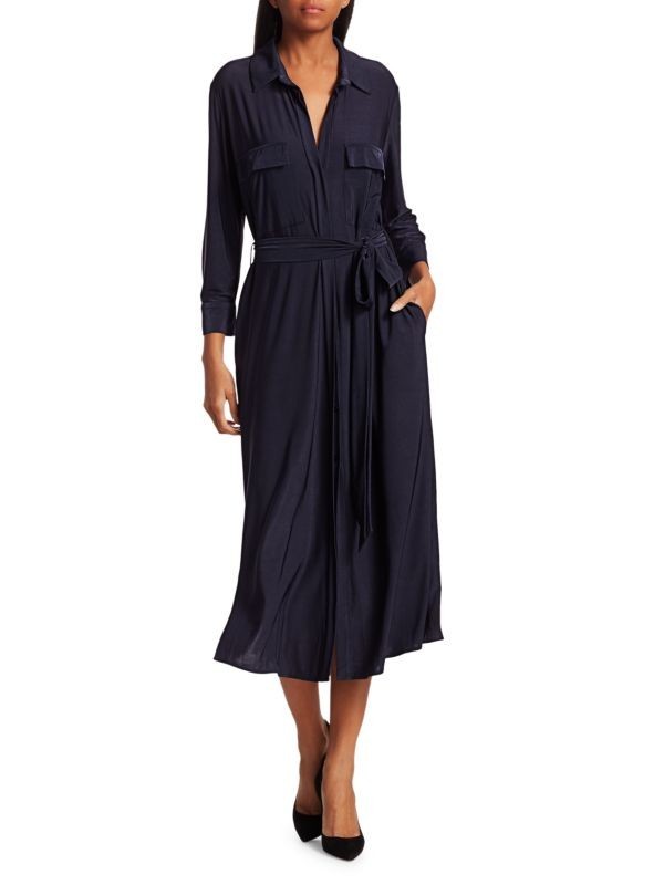 L'AGENCE Rivi Belted Midi Shirtdress sz. XS