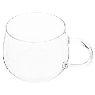 1 Pc 400 ML Wasser Tasse Milch Tasse Praktische Trinken Glas (Transparent)