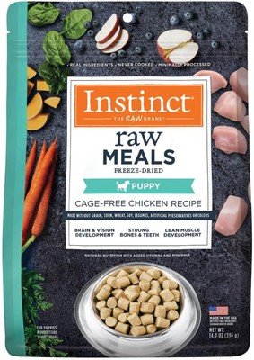 Instinct Puppy Freeze Dried Raw Meals, Natural Dry Dog 14 Ounce (Pack of 1) 